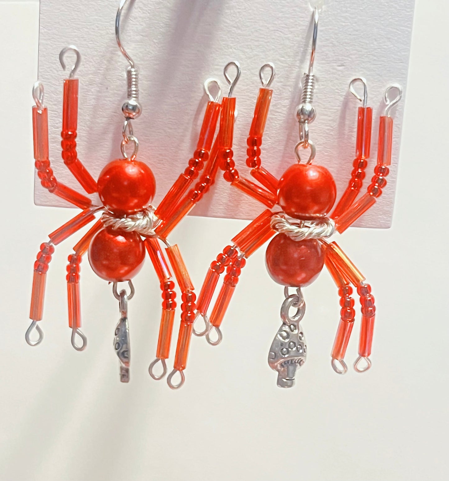 Redcap Spider Earrings