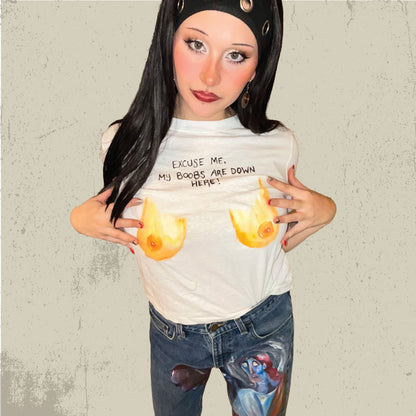 Excuse Me, My Boobs Are Down Here Shirt