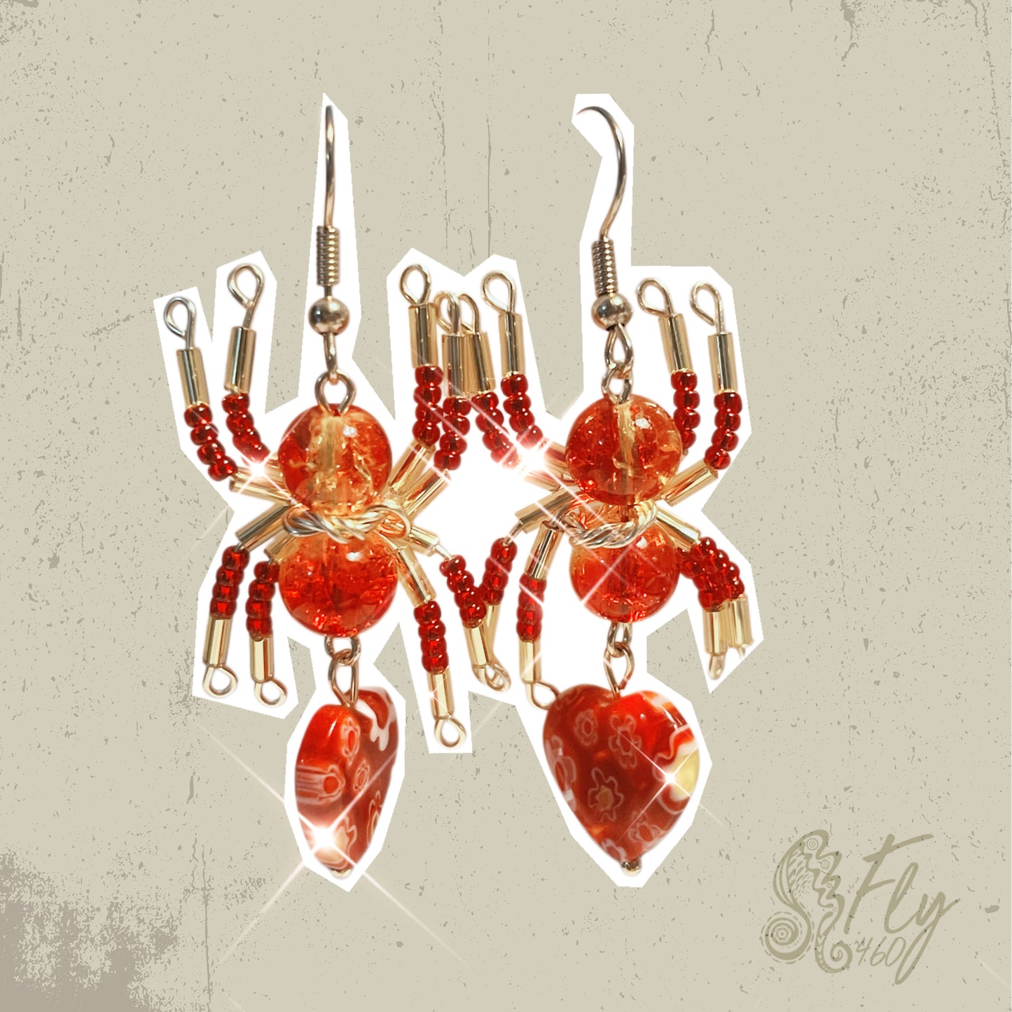 Wild Heart Spider Earrings