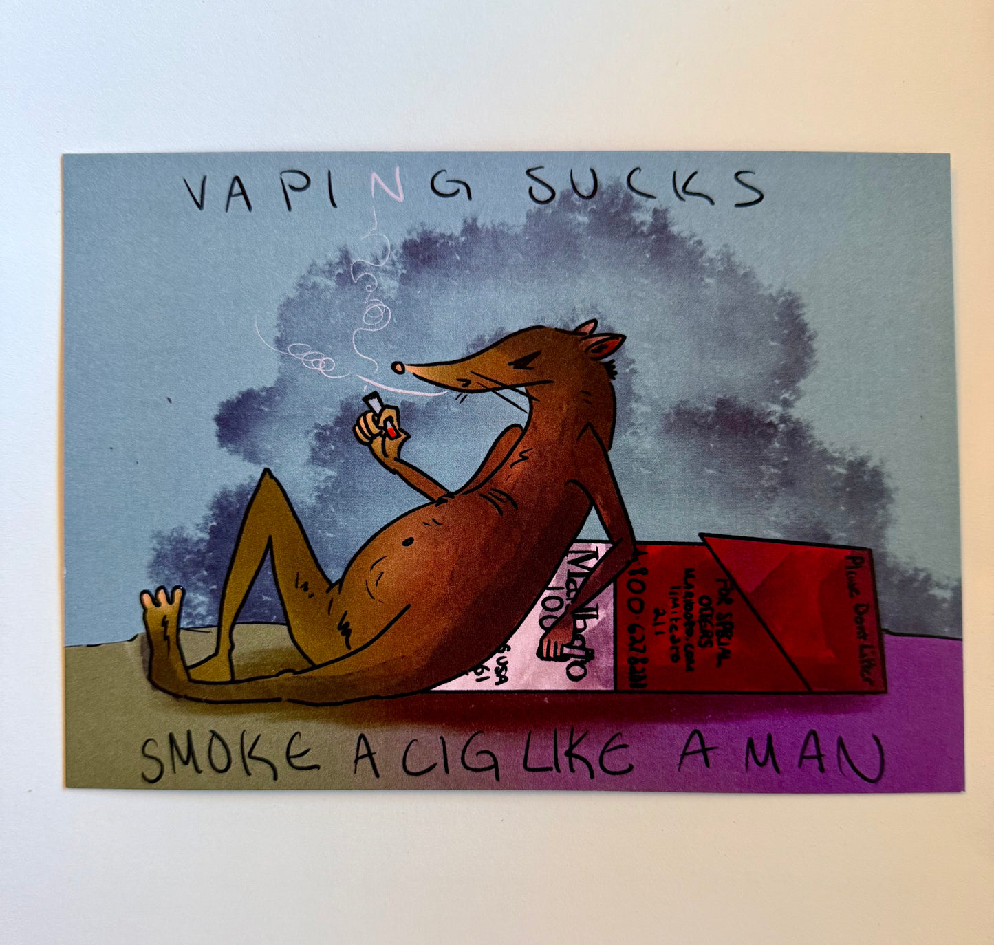 Vaping Sucks Print